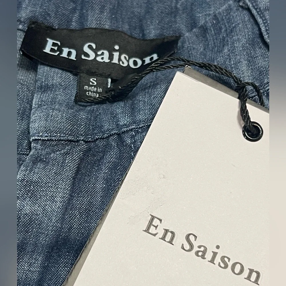 En Saison Wide-Leg Denim Pants | Size Women’s Small | NWT